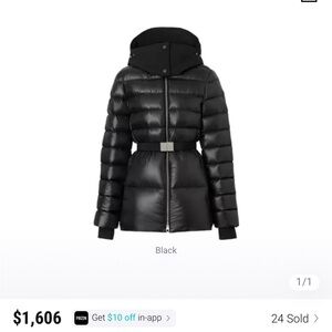 Burberry Hood Nylon Belted Down Jacket